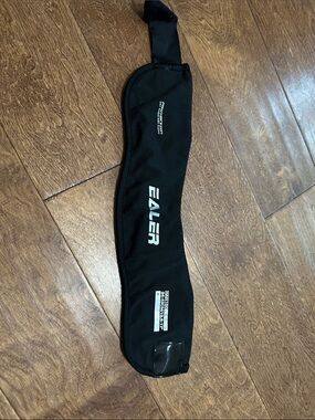 Ealer HAN100 Black Protective Hockey Neck Guard - Size L/G-XL